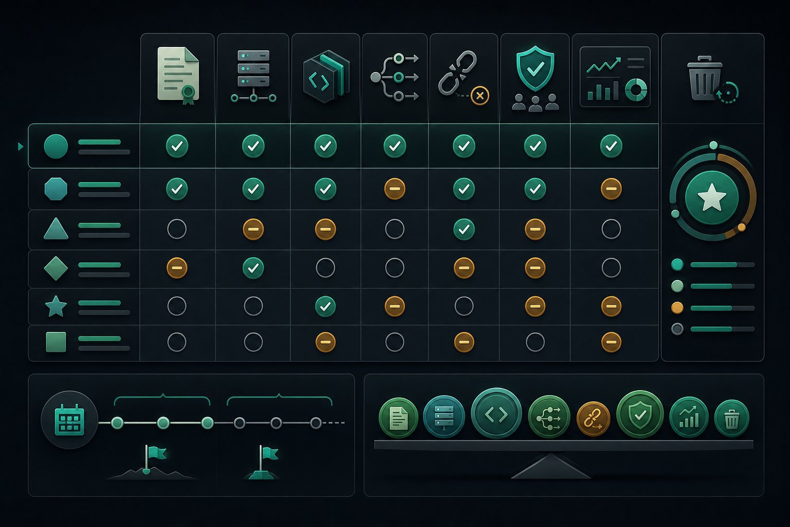 Proof-of-concept scorecard for evaluating open source feature flag tools across license, architecture, rollout, failure behavior, governance, and lifecycle